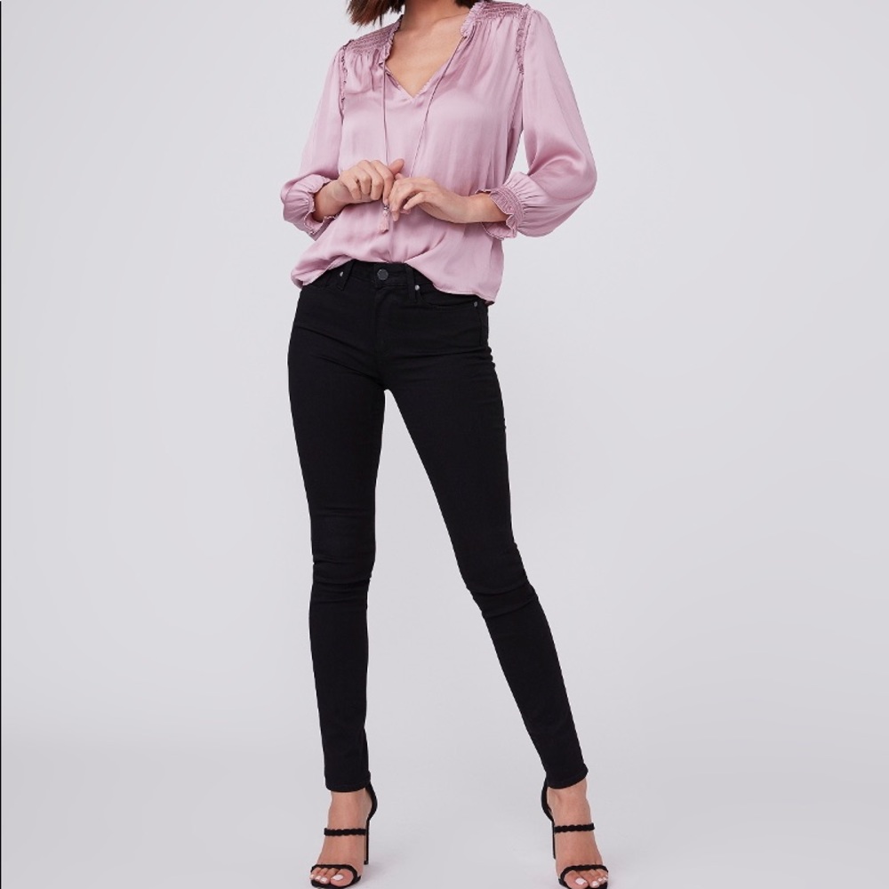 Paige Jeans Hoxton ultra skinny petite black